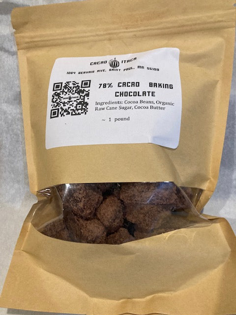 1 Lb. 78% Cacao Baking Chocolate